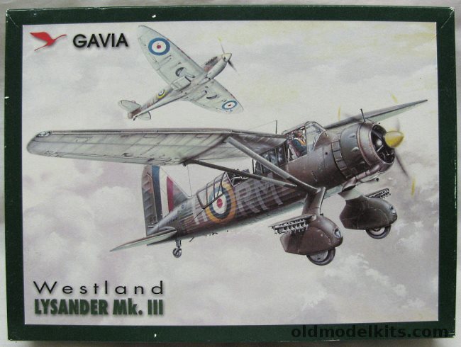 Gavia 1/48 Westland Lysander Mk. III - RAF / Finnish Air Force, EU70401 plastic model kit